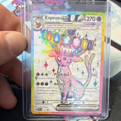 Pokemon TCG Espeon ex SVP176 Scarlet & Violet Promo Holo Card English 280 HP - Image 1