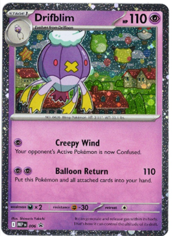 Drifblim Cosmos Holo Promo 006 Pokemon Card - Image 1