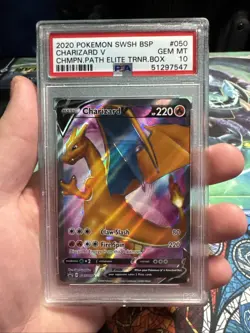 Charizard V SWSH050 SWSH: Sword & Shield Promo Cards Holo - Image 1