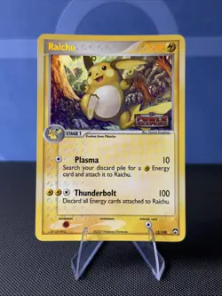 🔥 Raichu #12/108 Reverse Holo Rare NM | Power Keepers STAMPED 2007 Pokemon Card - Image 1