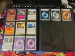 Pokemon Cards Vintage And Modern Plus Pokemon Items Top Loader Binder Plus Bulk! - Image 5