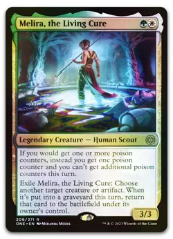 Melira, the Living Cure #209 (Foil) (NM) Phyrexia All Will Be One ONE Magic MTG - Image 1
