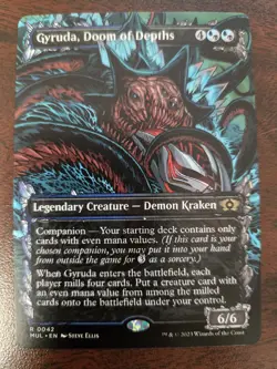 Gyruda, Doom of Depths NM SHOWCASE March of the Machine: Multiverse Legends MTG - Image 1