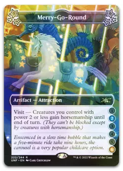 Merry-Go-Round (2-6) #222 (Foil) (NM) Unfinity UNF Magic MTG - Image 1