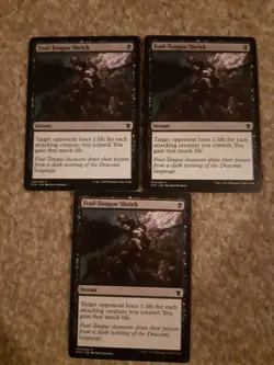 MTG 3 x Foul-Tongue Shriek - Dragons of Tarkir - Image 1
