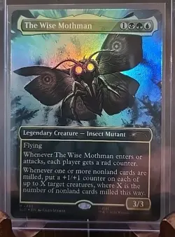 The Wise Mothman Secret Lair Drop: Fallout MTG Foil Near Mint - Image 3