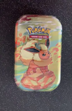 Pokemon TCG Prismatic Evolution Mini Tin New Sealed Flareon x 1 & Glaceon x 1 - Image 3