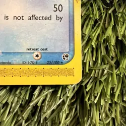 Vaporeon 25/100 - Pokemon TCG EX Sandstorm Ereader Rare Non Holo Vintage MP - Image 2