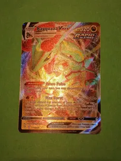 Pokemon Sword & Shield Evolving Skies Rayquaza vmax 111/203 Ultra Rare - Image 3