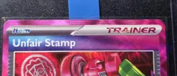 Pokemon TCG Twilight Masquerade Unfair Stamp 165/167 Ace Spec Rare NM - Image 4