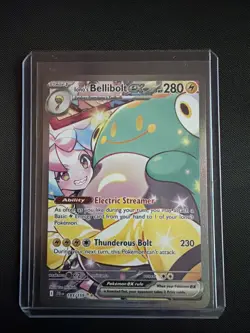 Pokemon TCG Iono's Bellibolt EX Journey Together Ultra Rare Holo 183/159 Mint - Image 1