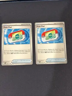 Pokemon TCG Ascended Heroes Pokepad Trainer 198/217 Poke Pad X 2 - Image 1