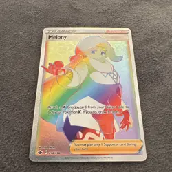 Pokemon Sword & Shield Chilling Reign Melony 218/198 Secret Rainbow Rare NM - Image 2