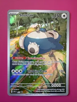 Pokemon TCG Snorlax 051 Promo Scarlet & Violet Black Star - Image 1