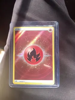 2023 Pokemon Fire Energy Texture Full Art Holo Crown Zenith #153 - Image 1