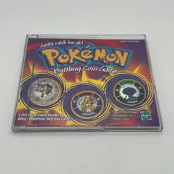 Pokemon Battling Coin Game - 52 Meowth/97 Hypno/24 Arbok (Hasbro 1999) - Image 1