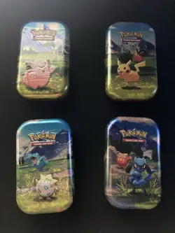 Pokemon TCG Ascended Heroes X4 Mini Tins New Sealed - Image 1