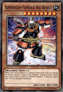 Superheavy Samurai Big Benkei - 1st Edition SP15-EN017 - NM - YuGiOh - Image 1