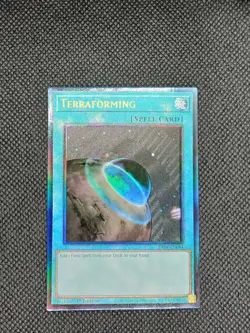 YuGiOh Terraforming RA04-EN084 Prismatic Ultimate Rare - Image 1