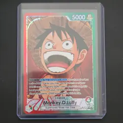 Monkey.D.Luffy Leader Alternate Art Foil OP13-001 5000 One Piece CCG - Image 1
