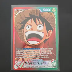 Monkey.D.Luffy Leader Alternate Art Foil OP13-001 5000 One Piece CCG - Image 3