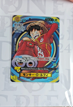 One Piece TCG One Piece Day 24 Collection Japanese OP07-109 Promo SEALED - Image 3