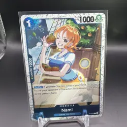 One Piece Card Game Nami P-053 (Jolly Roger Foil) - Premium Booster (PRB-01) - Image 1