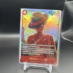 Monkey D. Luffy OP12-015 SR Legacy of the Master - ONE PIECE Card Game ENGLISH - Image 1