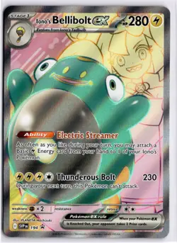 Iono's Bellibolt ex Promo SV: Scarlet & Violet Promo Cards 194 NM - Image 1