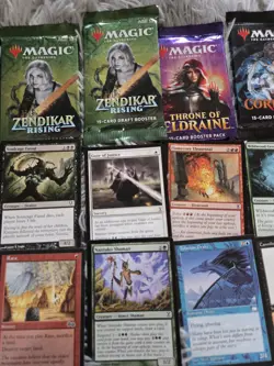 Magic The Gathering Trading Cards 8pk Of 15 SEALED 61 Loose Cards See All Photos - Image 3
