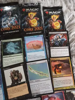 Magic The Gathering Trading Cards 8pk Of 15 SEALED 61 Loose Cards See All Photos - Image 4
