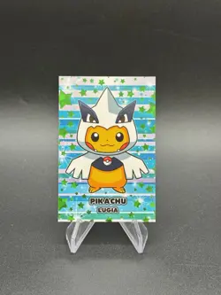 Poncho Pikachu Lugia Green Holo Pokemon Card Database Merry Christmas Peru - Image 1