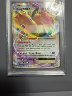 PSA 9 MINT Dragonite EX 72/108 XY Evolutions 2016 Pokemon Card - Image 2