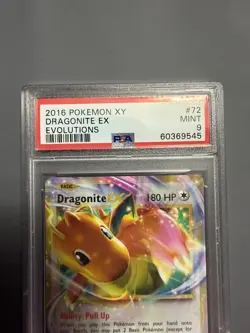 PSA 9 MINT Dragonite EX 72/108 XY Evolutions 2016 Pokemon Card - Image 5