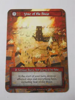 Year of the Blaze Non-Foil Unique Sorcery Arthurian Legends AL TCG Trading Card - Image 1
