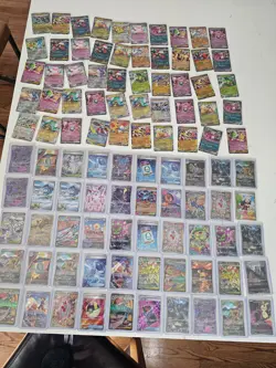 Pokemon Lot Of 100 Cards-Full Arts, Ex’s, Sir’s, Holos, & More - Image 1
