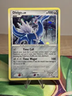 Dialga LV.69 DP49 Holo Rare Black Star Promo DP Promos 2009 Pokemon Card LP - Image 1