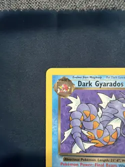 Dark Gyarados 25/82 Team Rocket Rare Pokemon Card In Mint Condition - Image 2