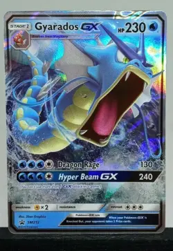 Gyarados GX SM212 Hidden Fates Ultra Rare Full Art Promo Pokemon Card NM - Image 1