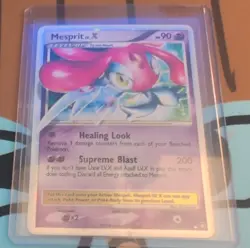 Mesprit LV.X Legends Awakened 143/146 Ultra Rare Holo LP Pokemon Card - Image 1