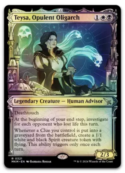 Teysa, Opulent Oligarch (Showcase) (0321) #321 (Foil) NM Murders Karlov Manor - Image 1