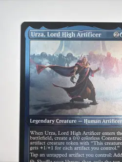 Urza, Lord High Artificer Foil Etched, Commander Masters, Magic the Gathering - Image 2