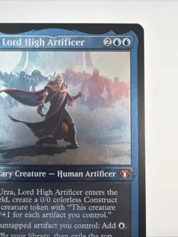 Urza, Lord High Artificer Foil Etched, Commander Masters, Magic the Gathering - Image 3