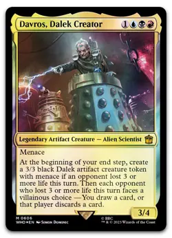 Davros, Dalek Creator (Surge Foil) #606 (NM) Doctor Who WHO Magic MTG - Image 1