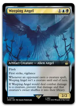 Weeping Angel (Extended Art) #453 (NM) Doctor Who WHO Magic MTG - Image 1