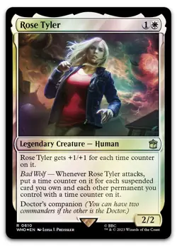 Rose Tyler (Surge Foil) #610 (NM) Doctor Who WHO Magic MTG - Image 1