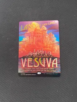 Foil Vesuva - Secret Lair Encyclopedia - MTG - Free Postage - Image 1