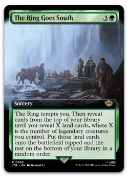 The Ring Goes South (Extended Art) #366 (NM) Lord of the Rings LTR Magic MTG - Image 1