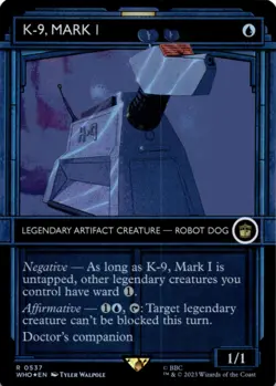 MTG K-9, Mark I (Showcase) Foil NM Doctor Who Magic 537 - Image 1