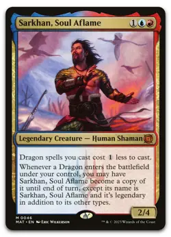 Sarkhan, Soul Aflame #46 (NM) March of the Machine MAT Magic MTG - Image 1